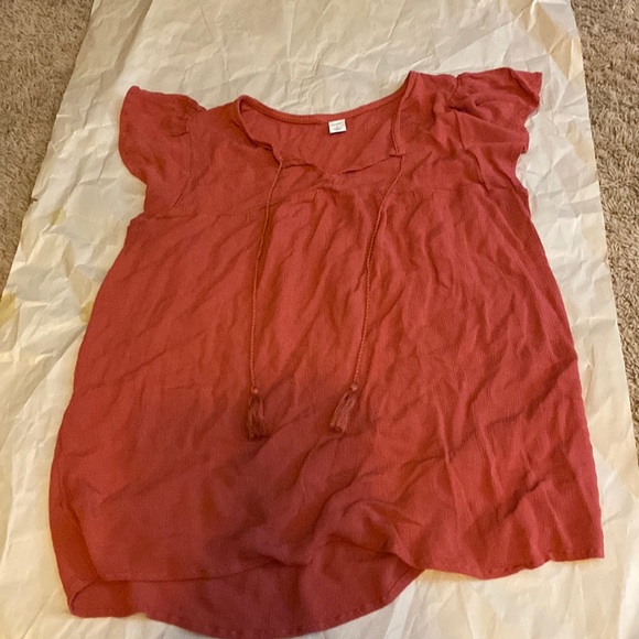 Old Navy Peach Blouse - Picture 1 of 2